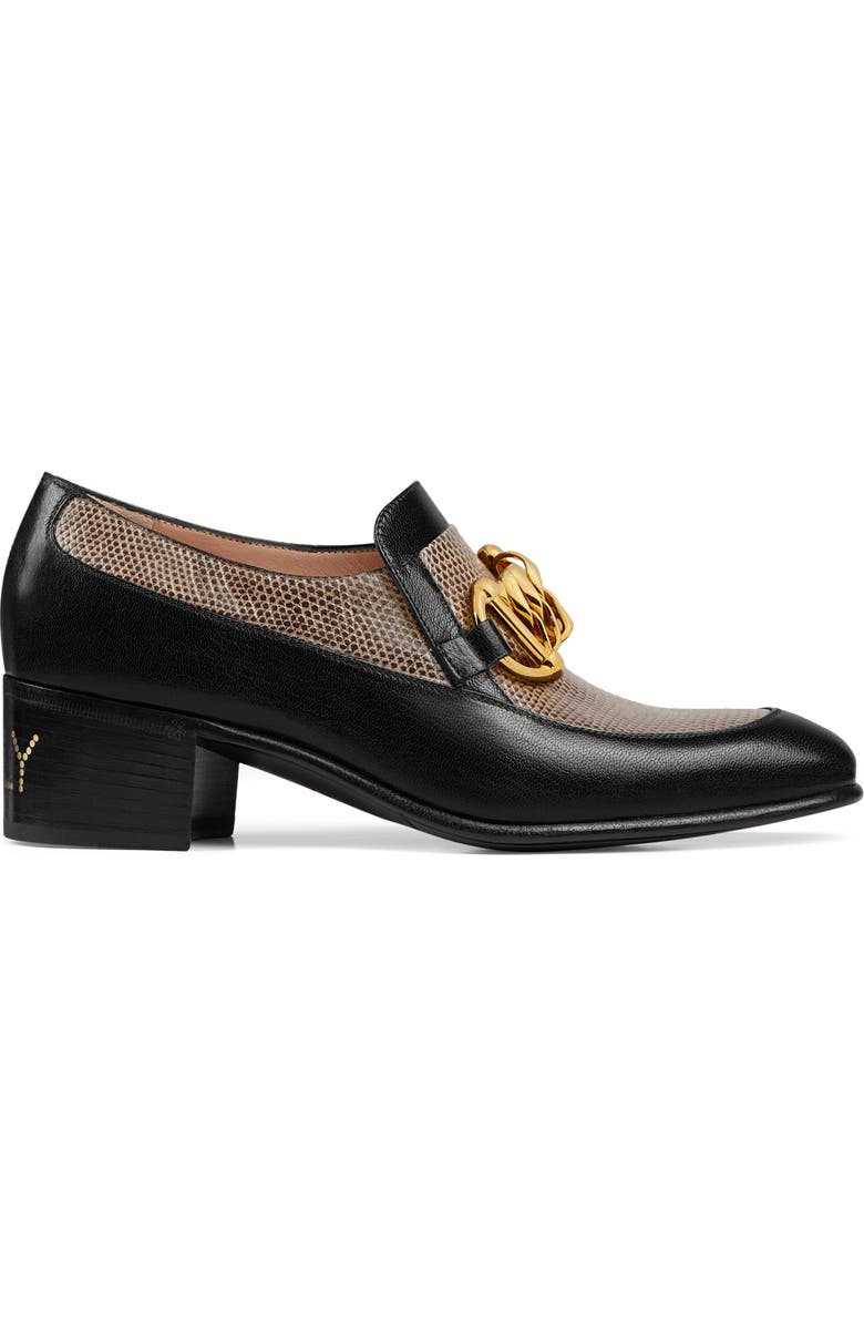 Gucci Loafer Pump, Alternate, color,
