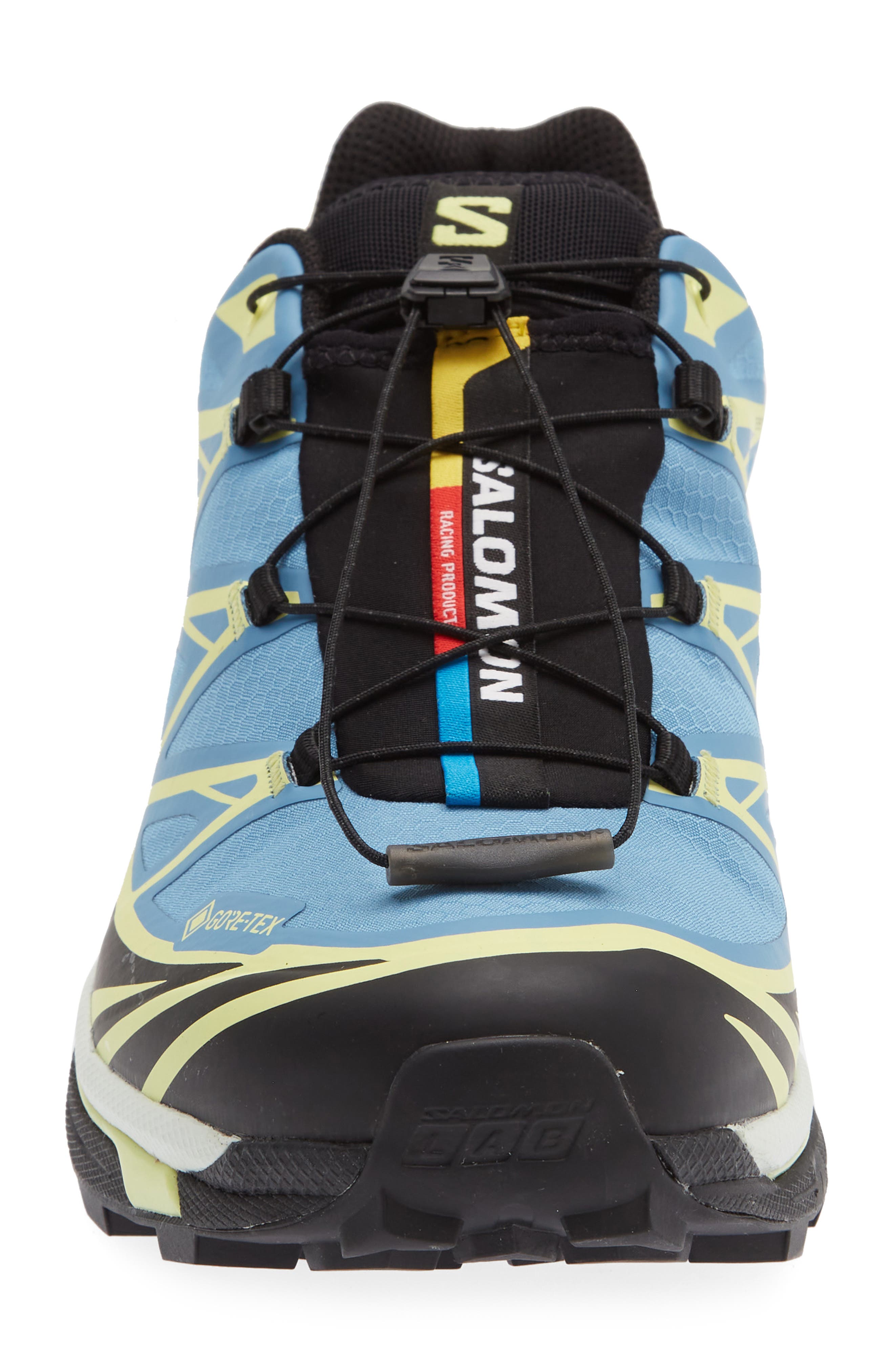 Salomon XT-6 Gore-Tex<sup>®</sup> Waterproof Sneaker, Alternate, color, Niagara/ Sunny Lime/ Black