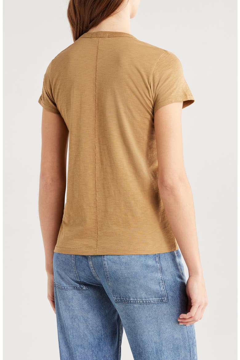 The Slub Organic Pima Cotton T-Shirt, Alternate, color, KHAKI