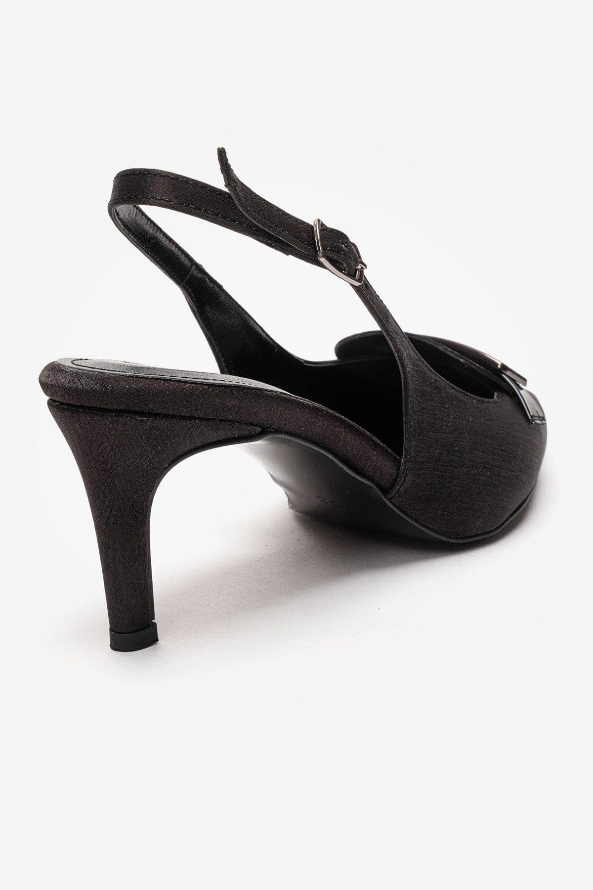 Sollenne Stiletto Pump, Alternate, color, Black Satin