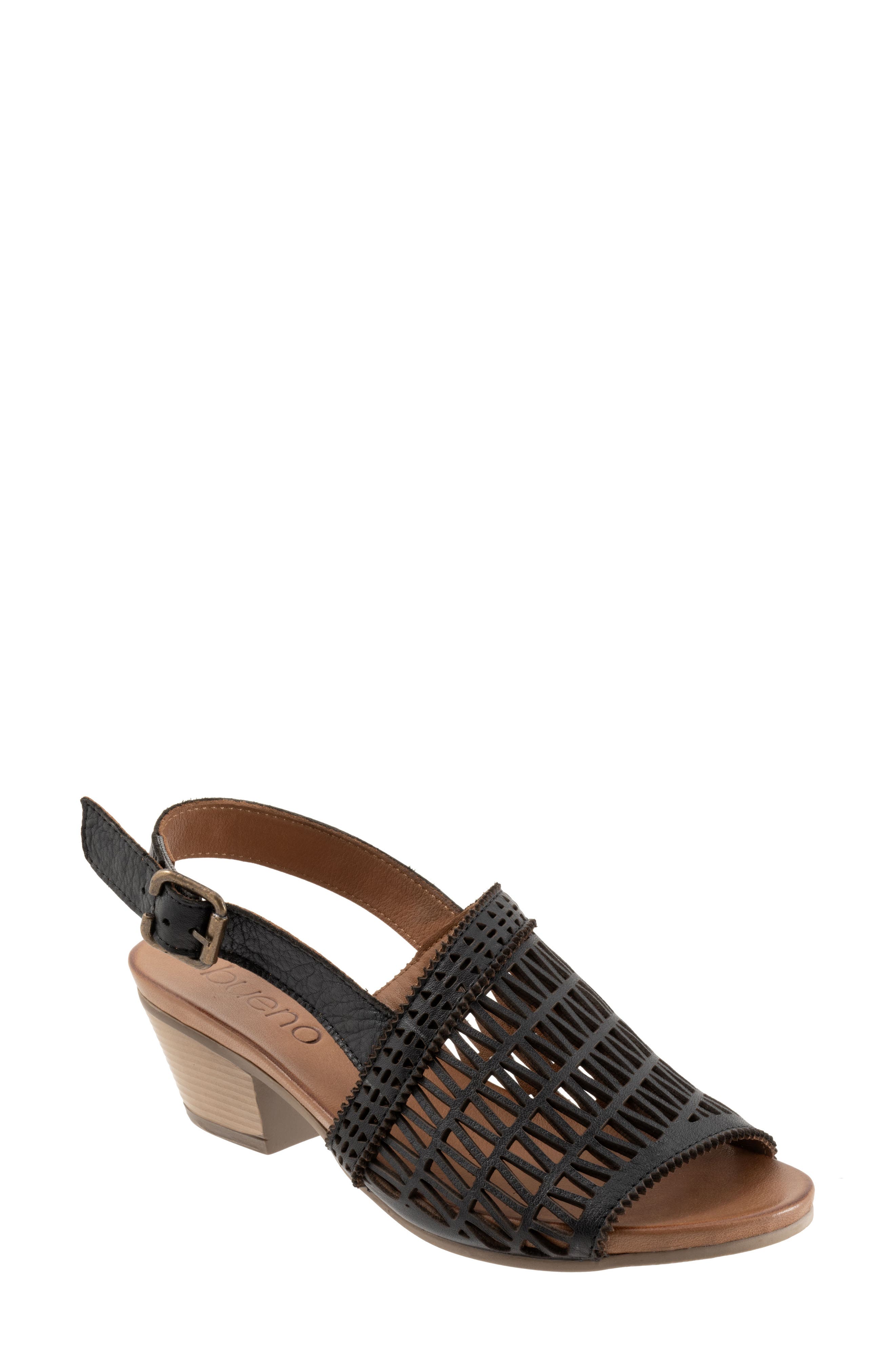 Bueno Lia Slingback Sandal, Main, color, Black