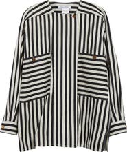 Max Mara Paio Stripe Cotton & Silk Shirt