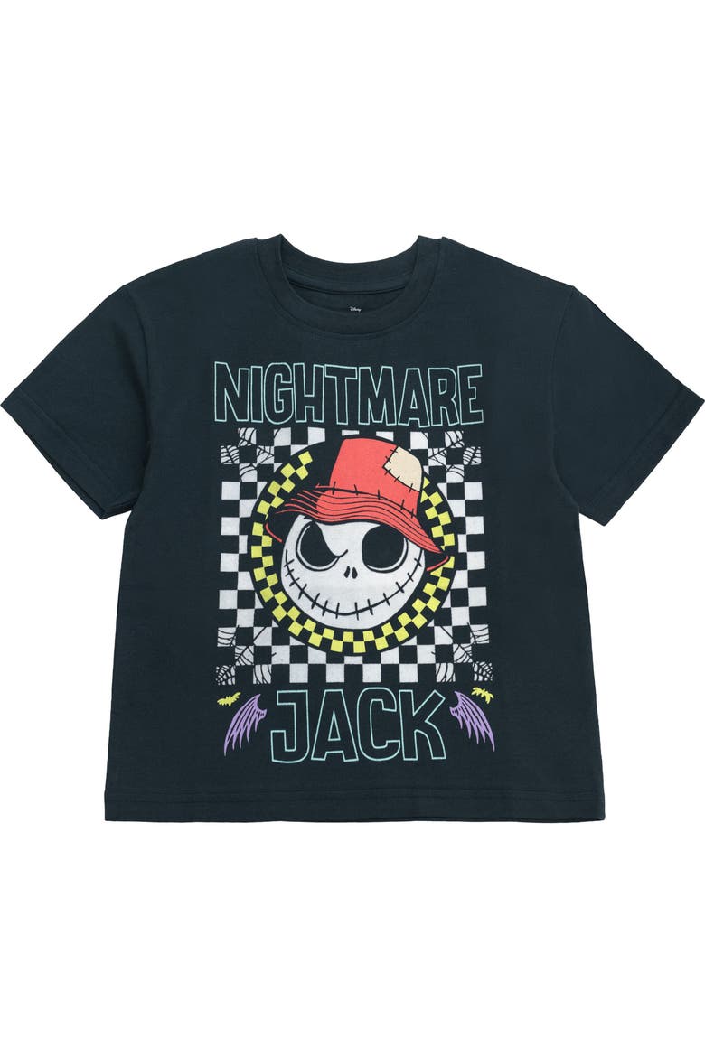 Nightmare Before Christmas 2-Pack Short Sleeve T-Shirts, Alternate, color, Jack Zero Slate Blue