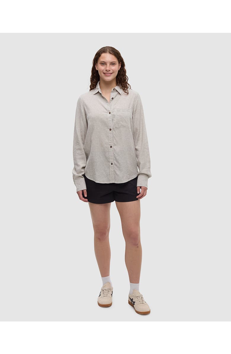 tentree Sloan Shirt, Alternate, color, Clay/Railroad Stripe