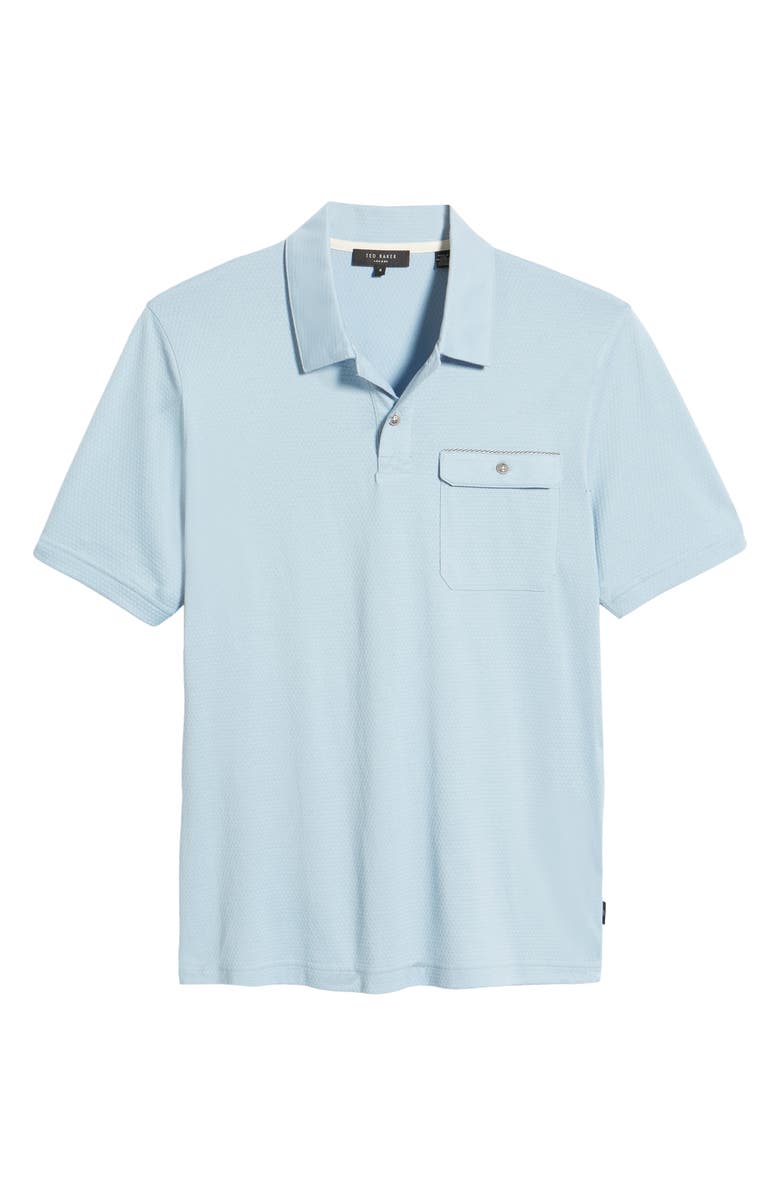 Ted Baker London Chard Textured Pocket Polo, Alternate, color,
