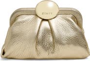 AIMEE Mini Full Circle Leather Frame Crossbody Clutch