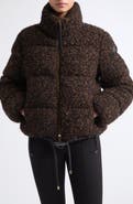 Moncler Trascendance Bouclé Quilted Jacket