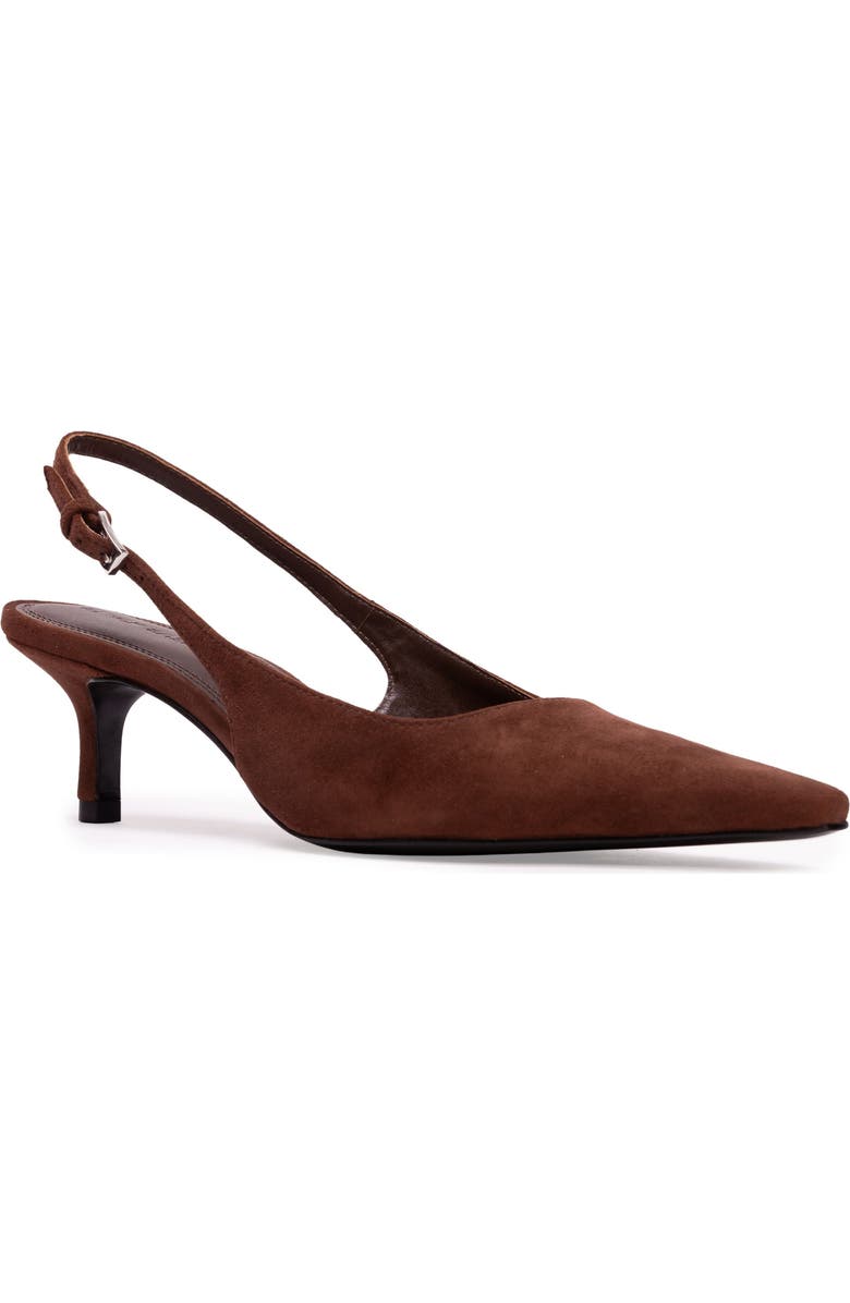BLACK SUEDE STUDIO Lainey 50 Suede Pump, Alternate, color, Brownie Suede