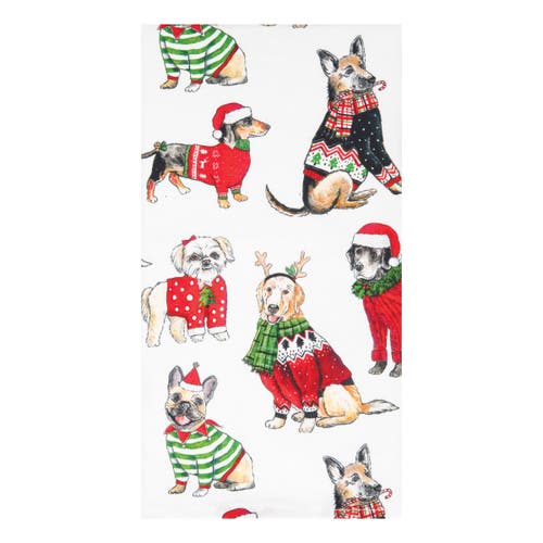 C & F Home C&f Home Christmas Dogs In Animal Print