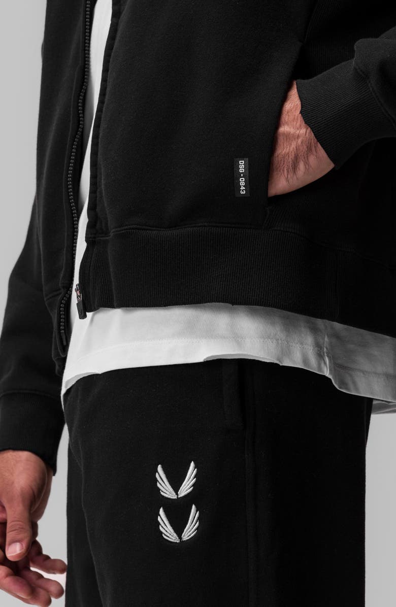 ASRV Tech Essential Distressed Zip Hoodie, Alternate, color, 