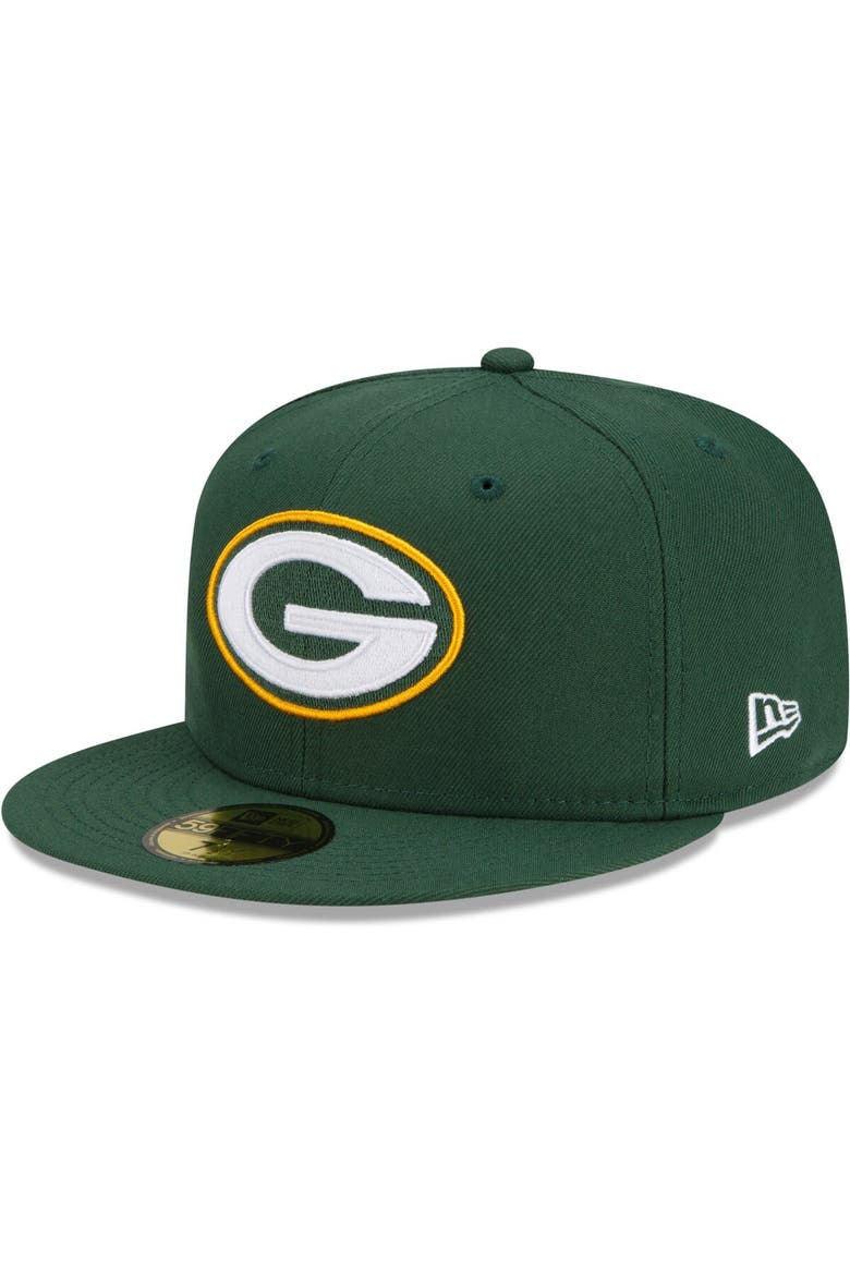 Men's New Era Green Green Bay Packers Patch Up Super Bowl XXXI 59FIFTY Fitted Hat, Alternate, color, Green