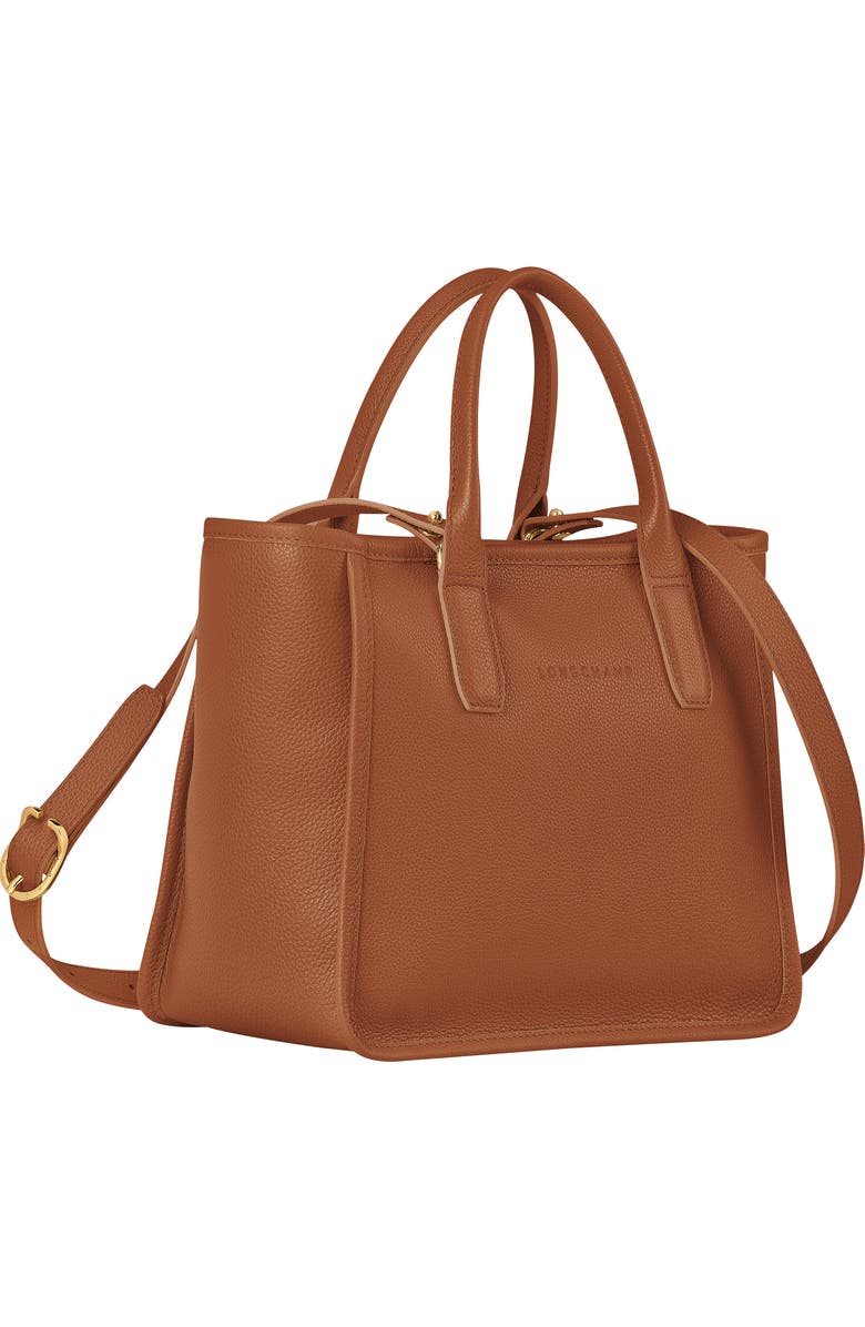 Longchamp Le Foulonné Leather Top Handle Bag, Alternate, color,
