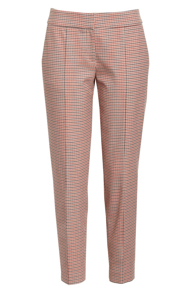 HUGO Hevas Check Crop Suit Pants, Alternate, color, 