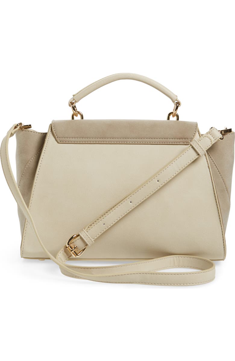 Sole Society Kenyon Faux Leather Satchel, Alternate, color,