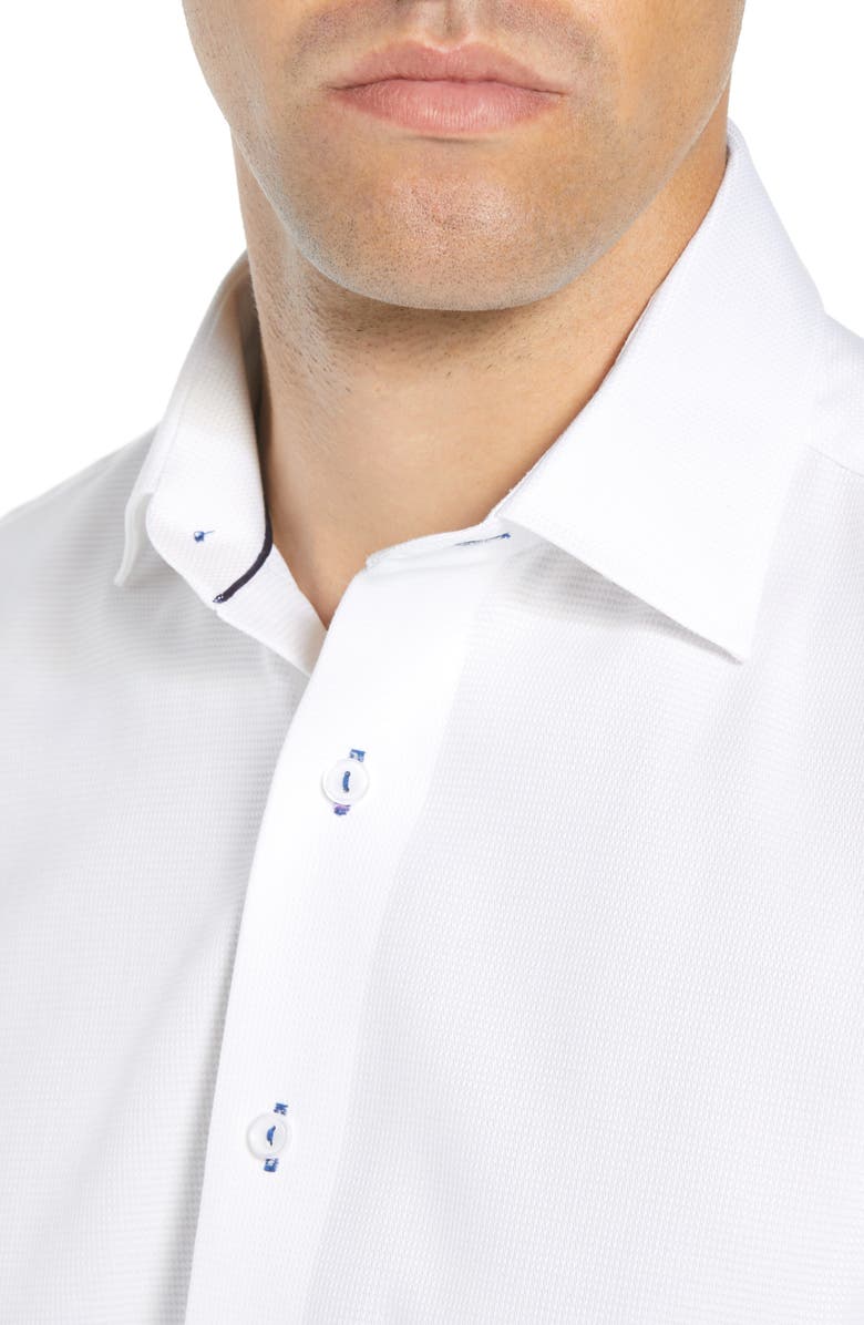 Lorenzo Uomo Trim Fit Solid Dress Shirt, Alternate, color, 