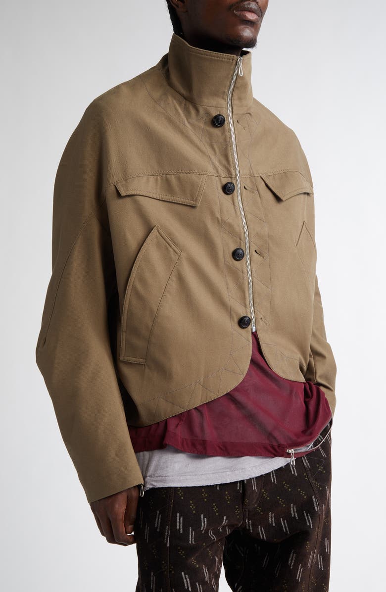 KIKO KOSTADINOV Jacklight Cotton Blend Stretch Twill Jacket, Alternate, color, 