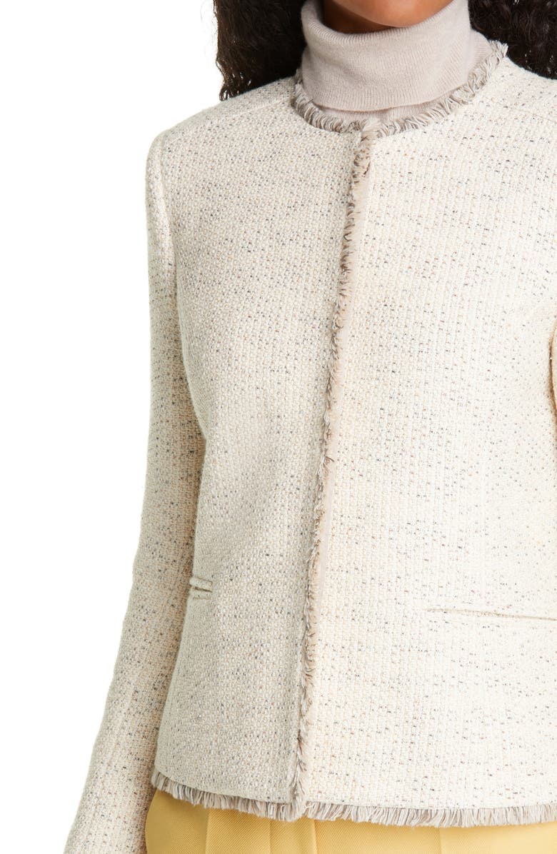 Helene Berman Judy Crop Tweed Jacket, Alternate, color, 