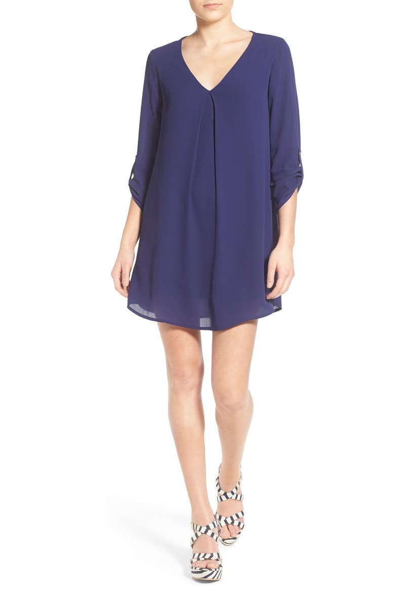 Karly Shift Dress, Main, color, ASTRAL BLUE