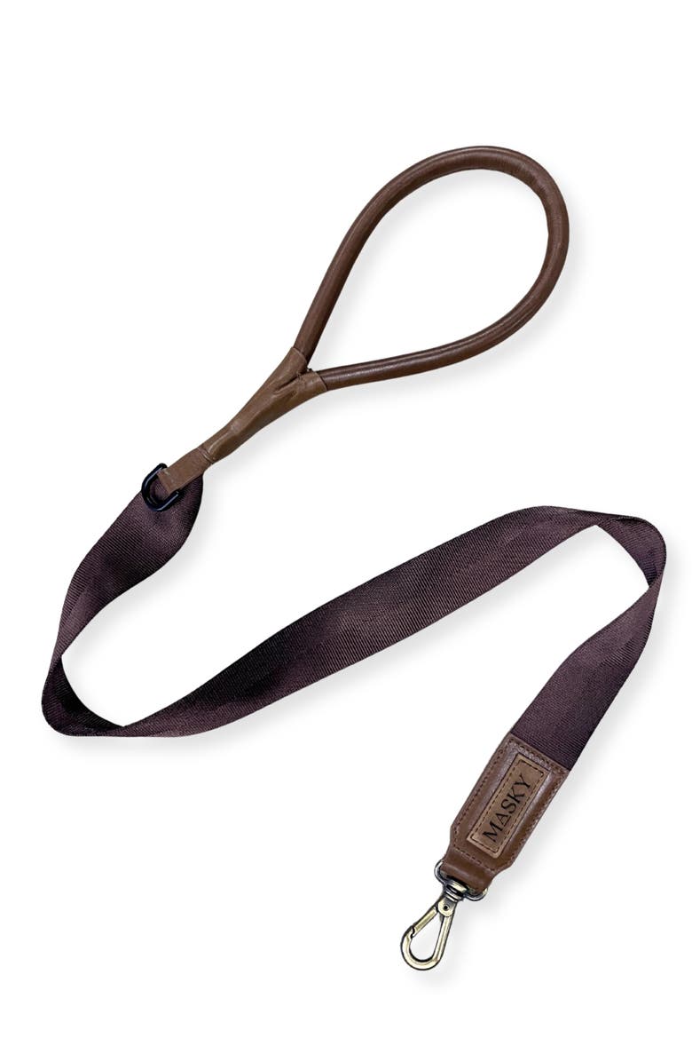 Masky Saddle Leash, Main, color, Cooper