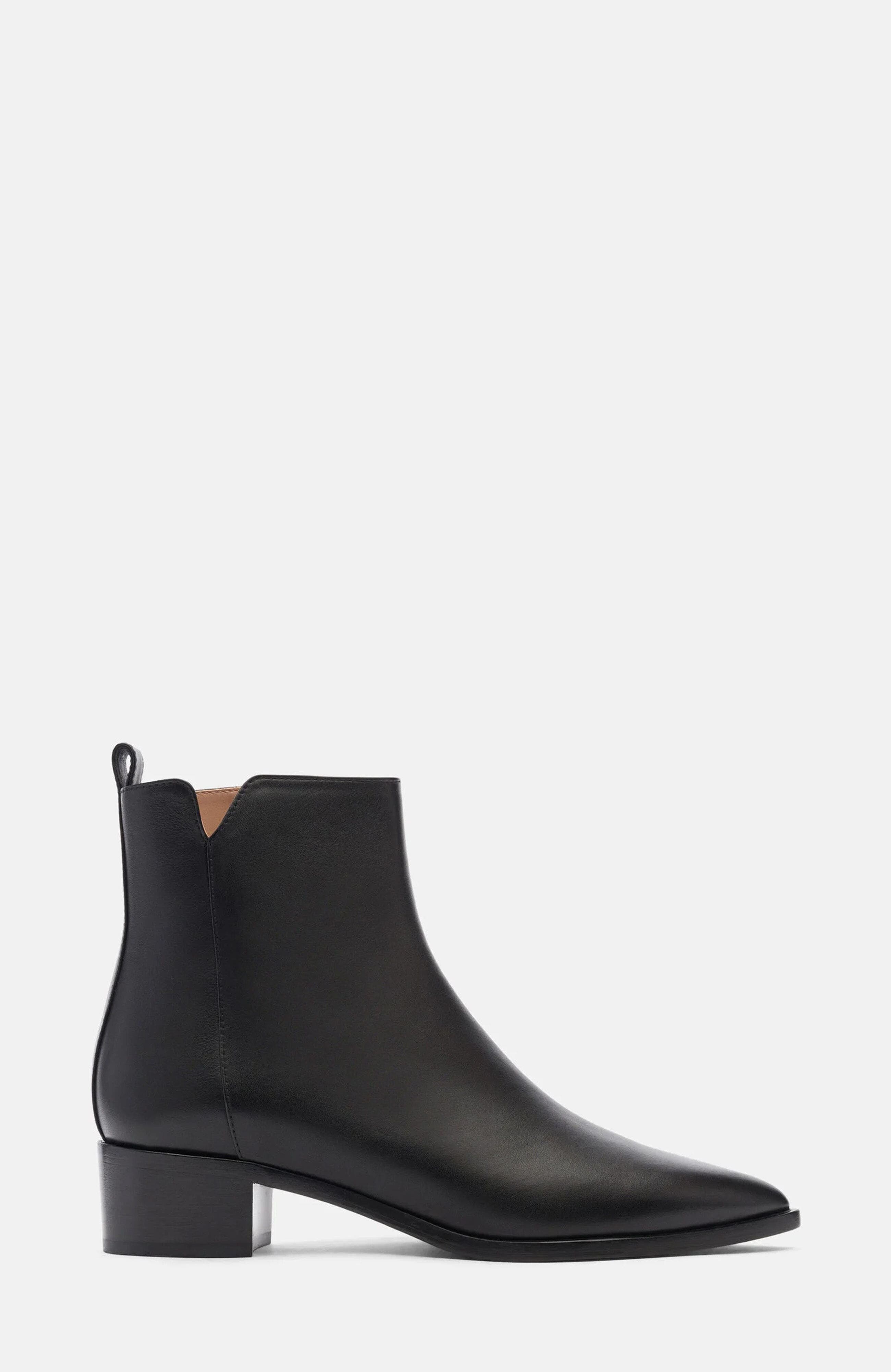SCAROSSO Alba Boots, Alternate, color, Black - Calf