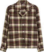 Bode Woodcrest Plaid Wool Flannel Overshirt