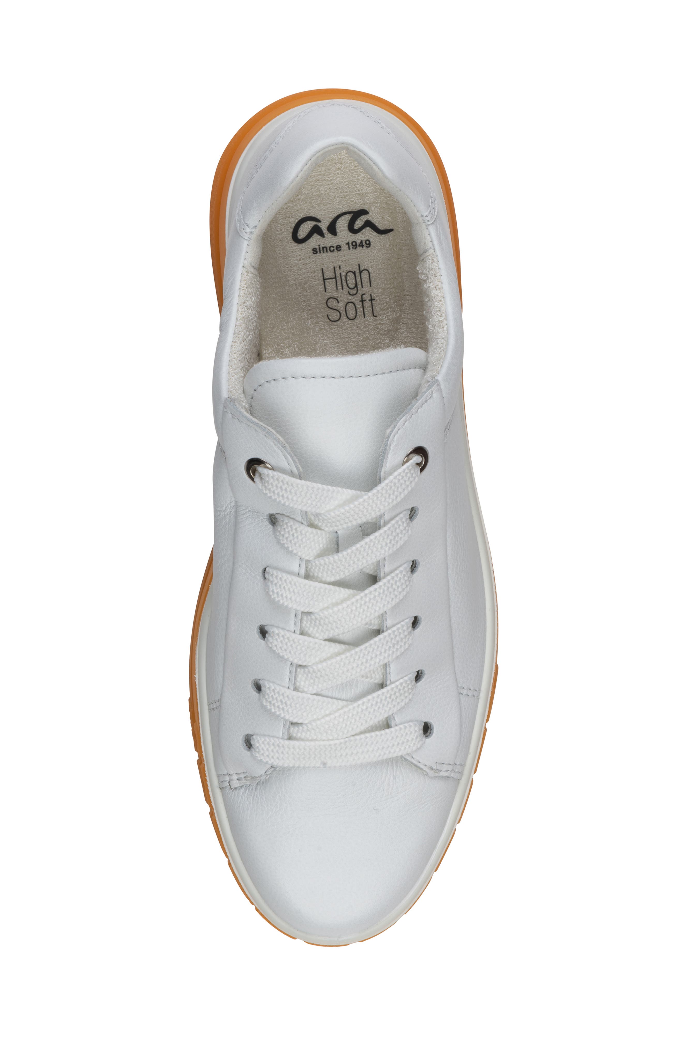 Forsyth Sneaker, Alternate, color, WHITE CERVOCALF W/ ORANGE SOLE