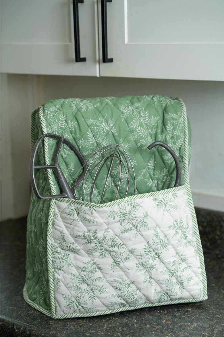 Fern Stand Mixer Cozy, Alternate, color, Green