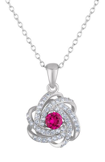 Fzn Knot Pendant Necklace In Multi