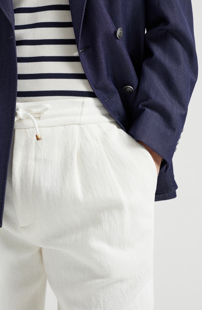 Brunello Cucinelli Bermuda shorts with drawstring, Alternate, color, 