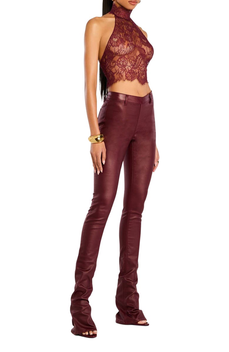 Retrofête Danica Leather Pant, Alternate, color, 