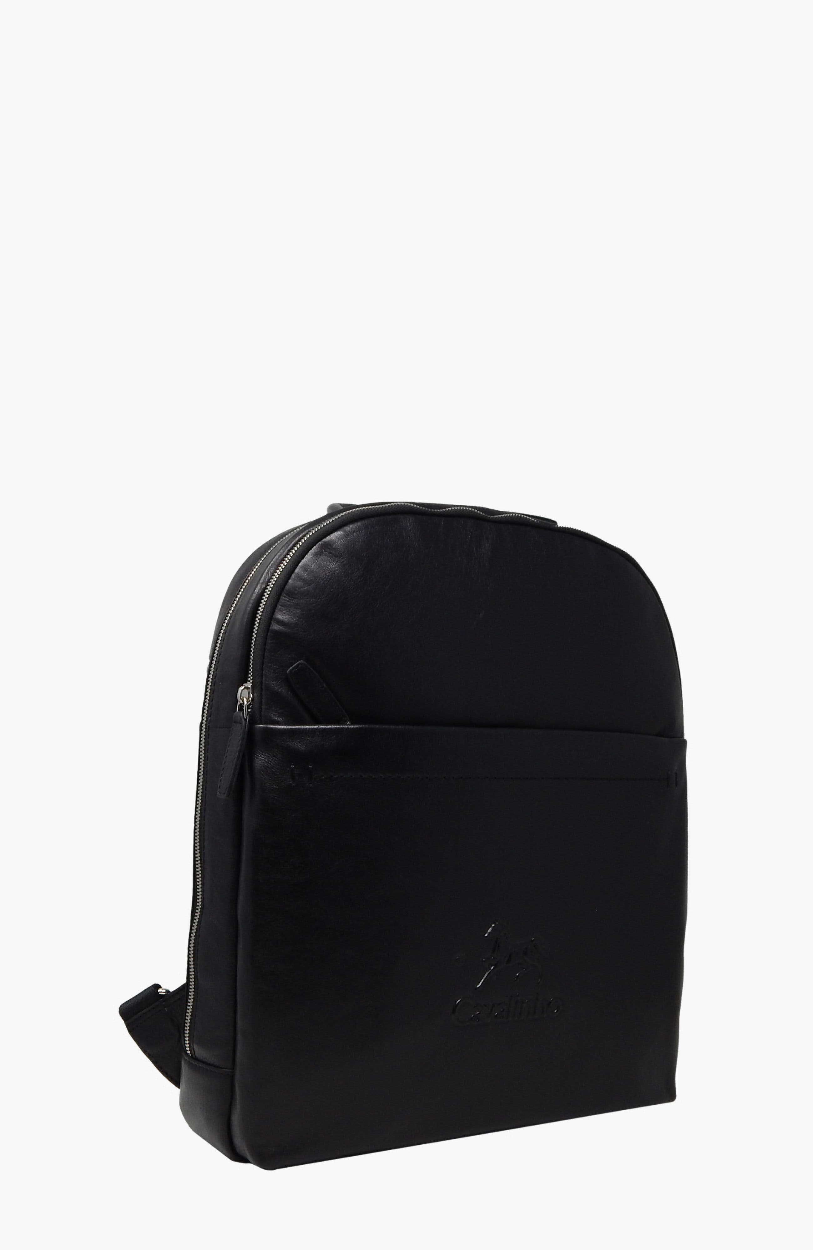 El Cavaleiro 331 Leather Backpack, Alternate, color, Black