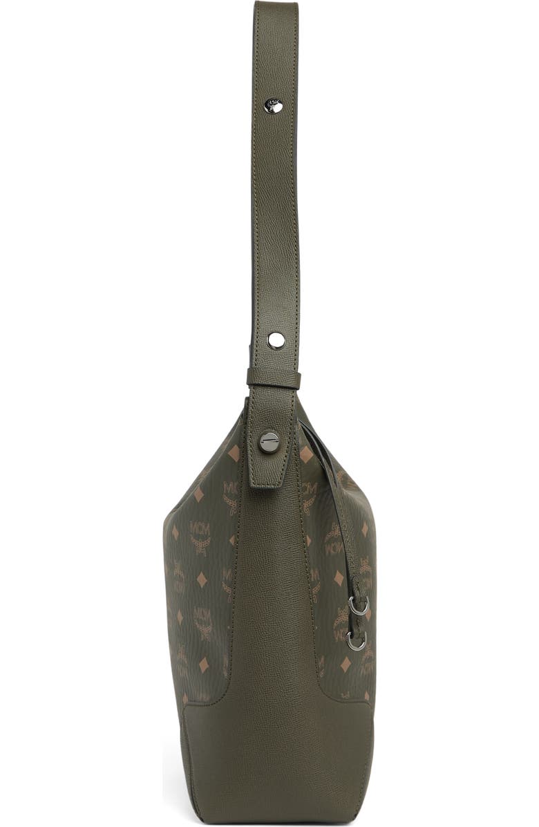 MCM Aren Visetos Medium Hobo Bag, Alternate, color,
