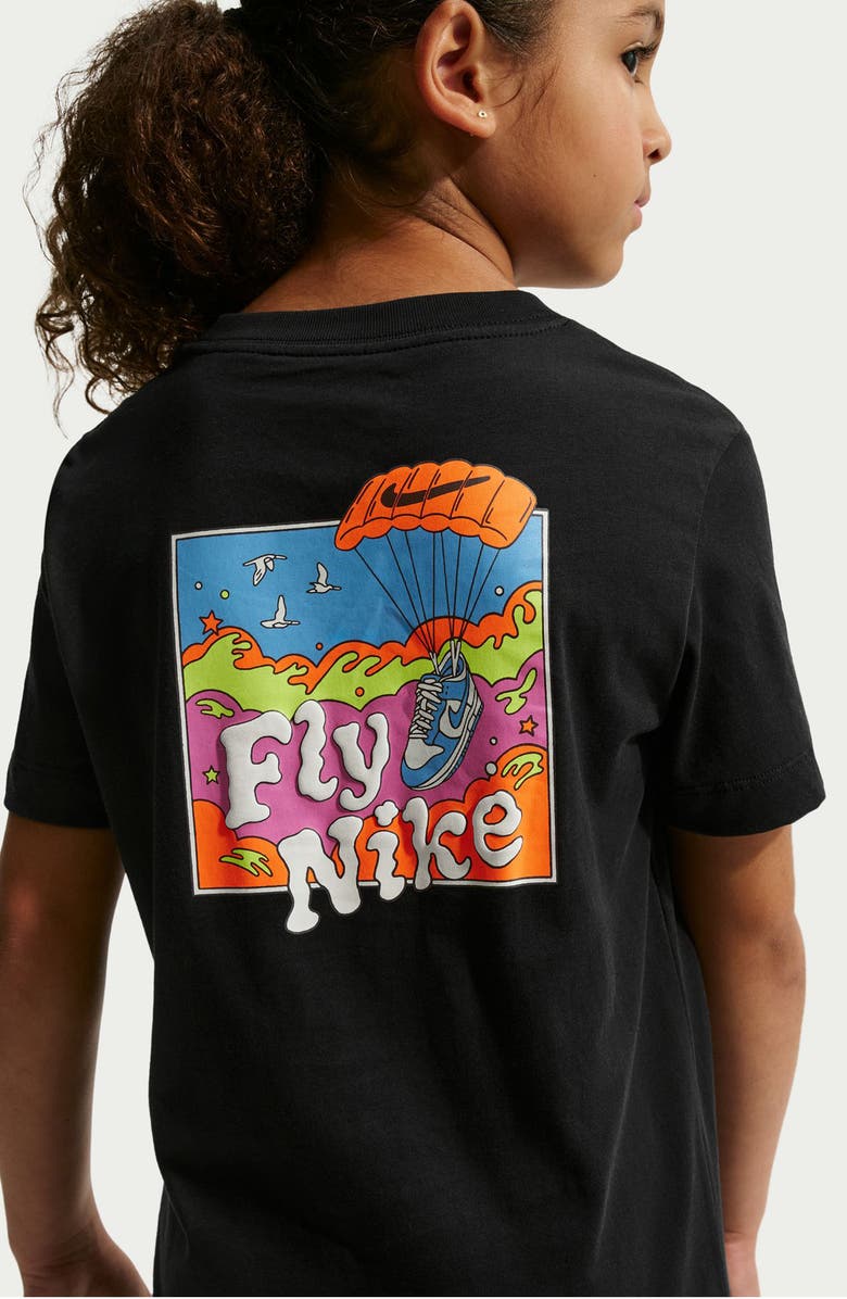 Nike Kids' Fly Nike Graphic T-Shirt, Alternate, color, Black