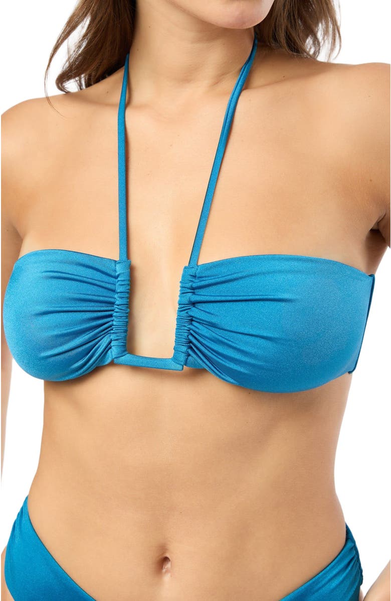 Onia Michela Bikini Top, Alternate, color, Mykonos Blue