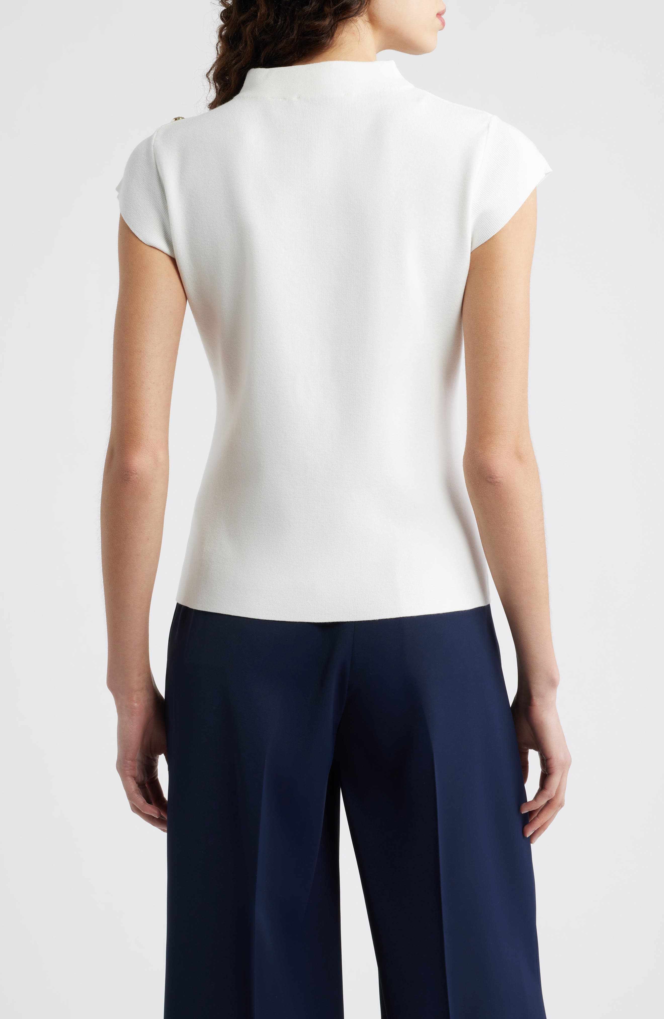 The Katy Button Detail Sweater - image 4