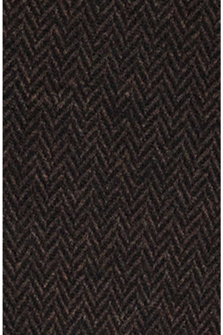 Herringbone Pull-On Pants, Alternate, color, BROWN