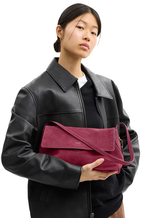 Chelsea 30 Suede Shoulder Bag