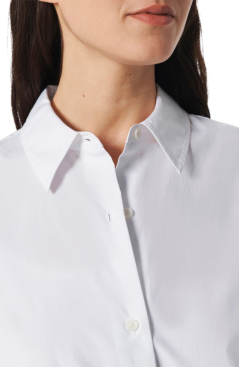 rag & bone Amy Lace Short Sleeve Button-Up Shirt, Alternate, color, White Lace