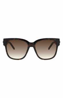 Kurt Geiger London 55mm Gradient Square Sunglasses