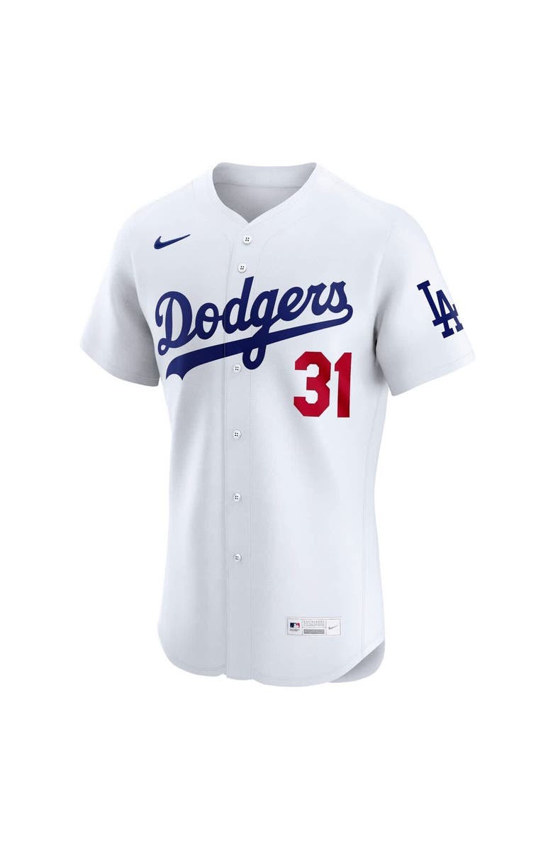 Nike Men's Nike Tyler Glasnow White Los Angeles Dodgers Home Elite Jersey, Alternate, color, 
