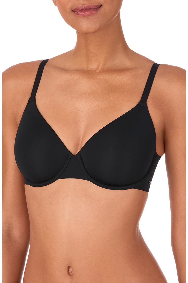 Active Comfort T-Shirt Bra, Alternate, color, BLACK