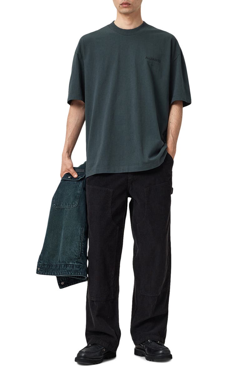 AllSaints Future Graphic T-Shirt, Alternate, color, Sunil Blue