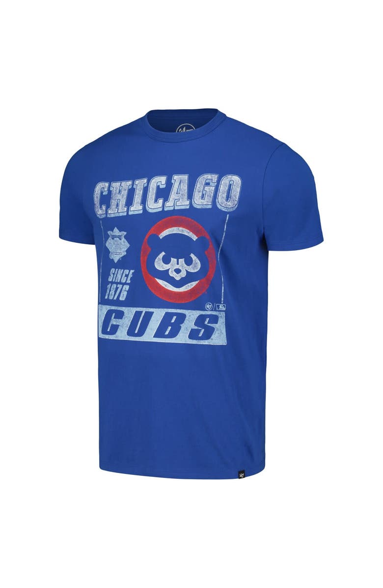 '47 Men's '47 Royal Chicago Cubs Outlast Franklin T-Shirt, Alternate, color, 