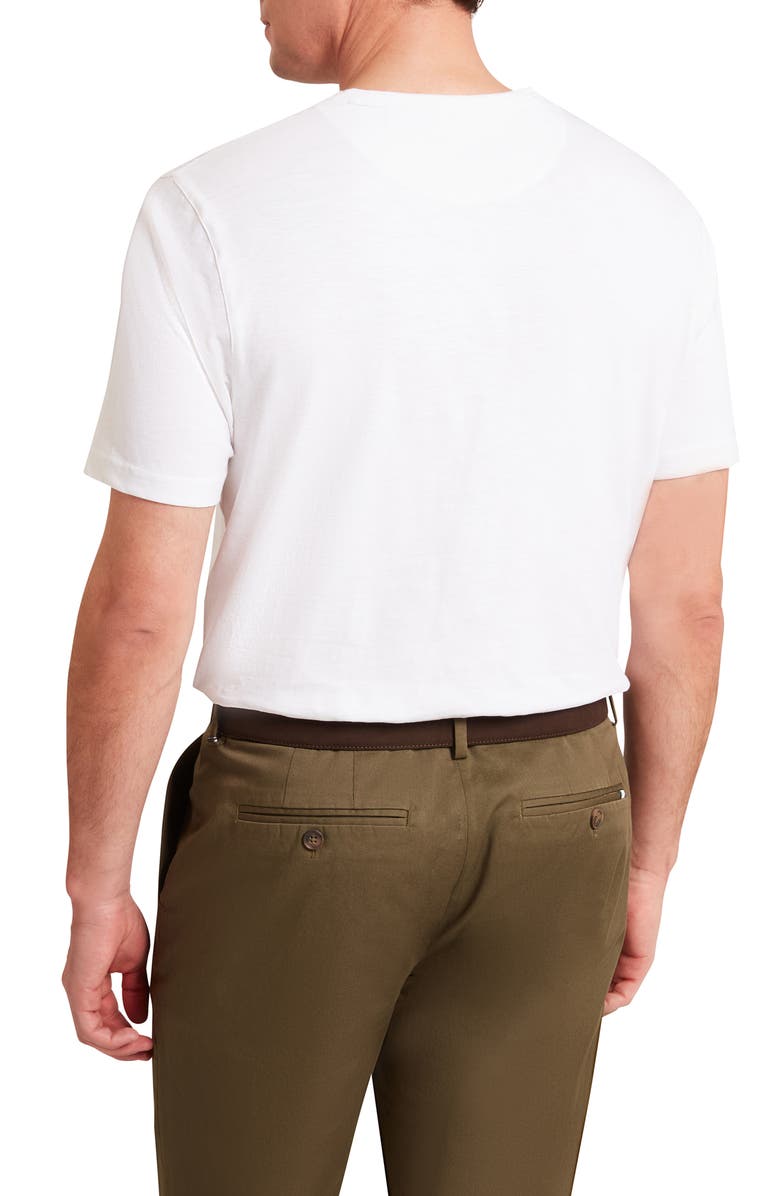 Ted Baker Bartol Cotton & Linen T-Shirt, Alternate, color, White