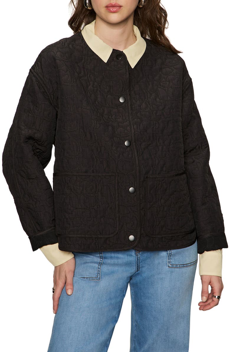 Sanctuary Transit Quilted Liner Jacket, Alternate, color, Black
