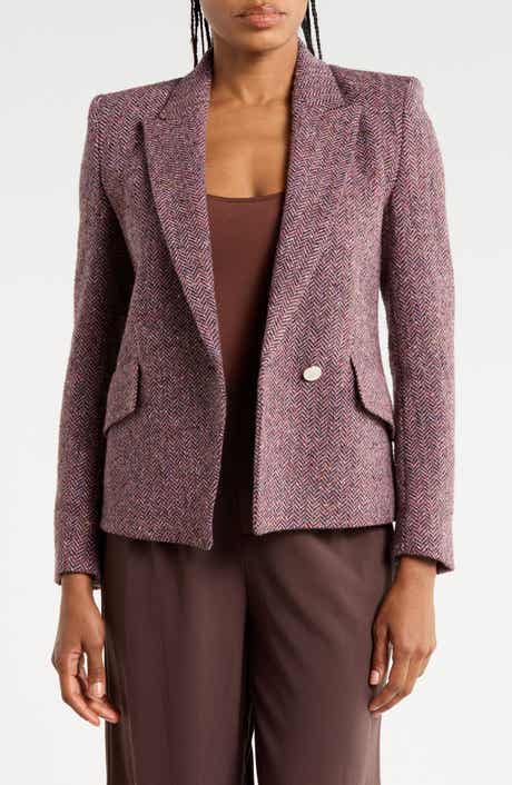 Jarinara Herringbone Wool Blend Blazer