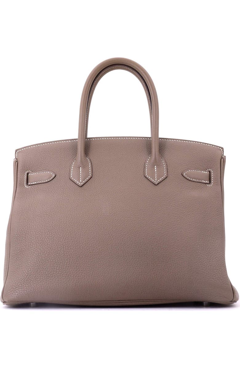 Pre-Owned Hermes Birkin Handbag Grey Togo with Palladium Hardware 30, Alternate, color, Etoupe