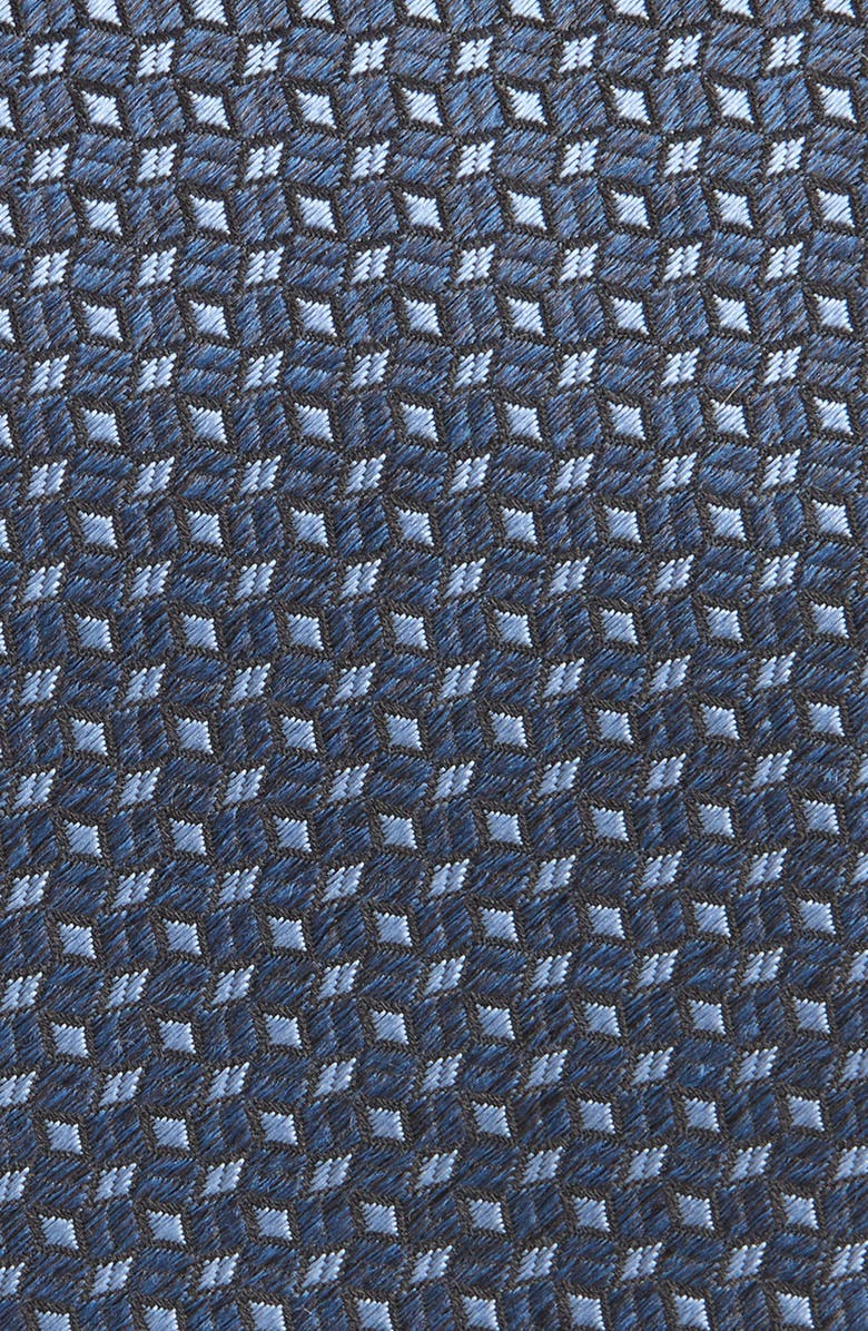Canali Neat Geometric Silk Tie, Alternate, color, 