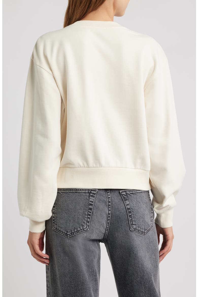 Nimona Lace Trim Sweatshirt, Alternate, color, ANTIQUE WHITE