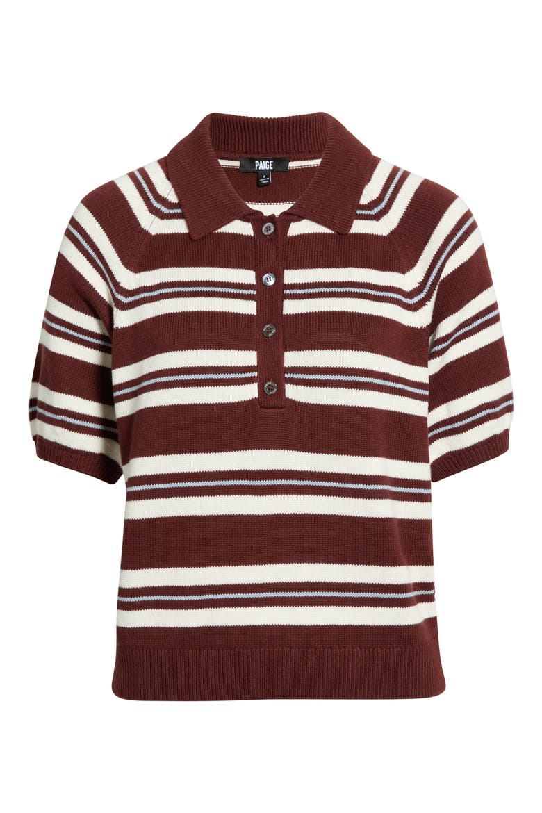 Birch Polo Sweater, Alternate, color, GARNET MULTI